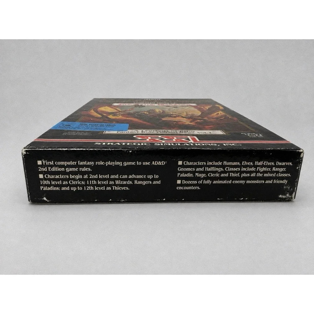 Advanced Dungeons & Dragons Eye Of The Beholder IBM PC 3.5 Floppy Complete SSI